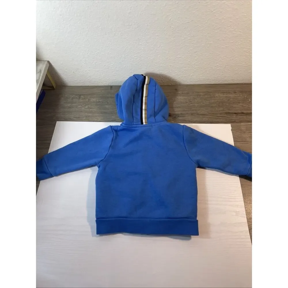 Hugo Boss Kids Zip Jacket & Plush Pants Set – Size 12 Months